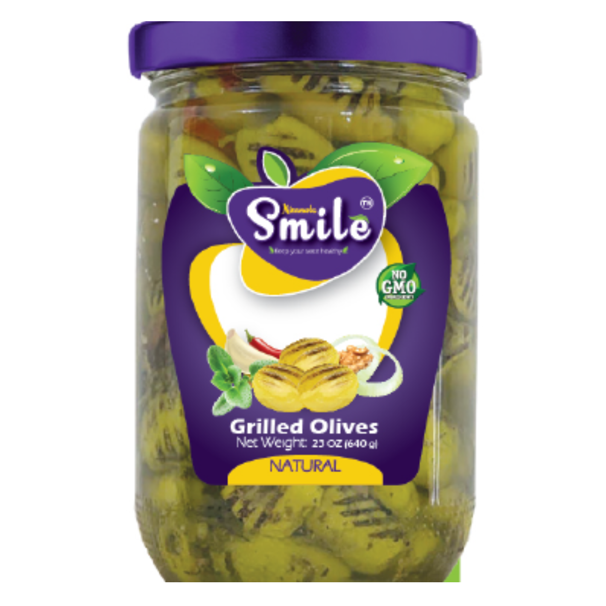 Grilled Green Olive