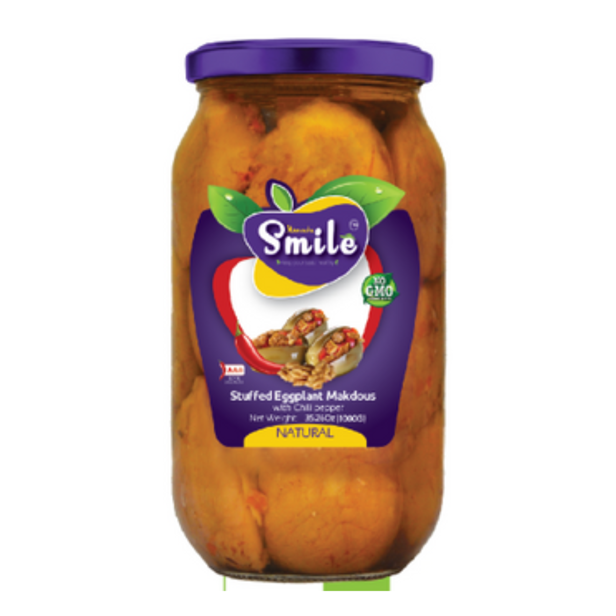 Stuffed Eggplant Makdous "spicy"