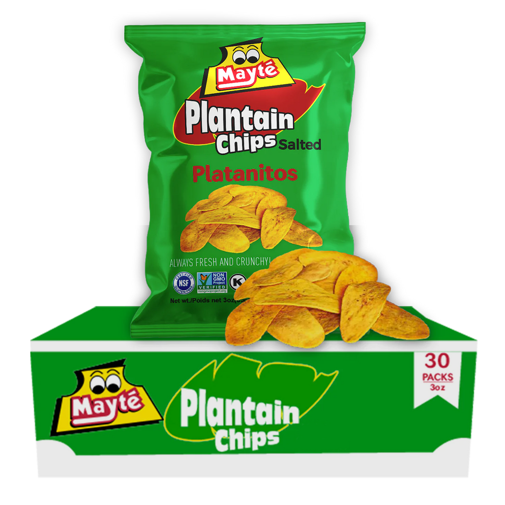 Mayte Plantain Chips Salted (30x3.2oz)