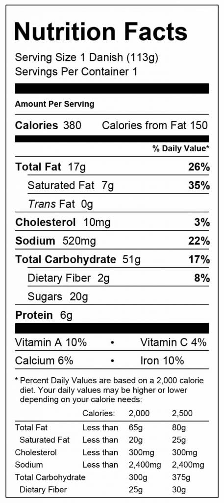 Oven Delights Danish Apple Case: (6x4oz)