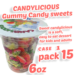 Cup Candy Licious Strawberry Flavor (12x2oz)