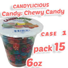Cup Candy Licious Gummy Bears (12x2oz)