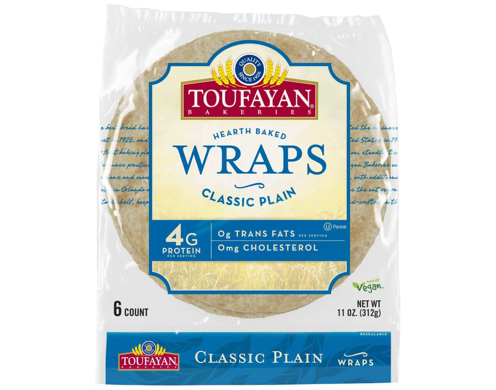 Toufayan Wraps Classic Plain (16x11ozx6Loaf)