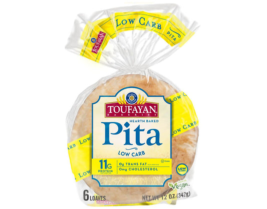 Toufayan Pita Low Carb  (6loaf 12x12oz)