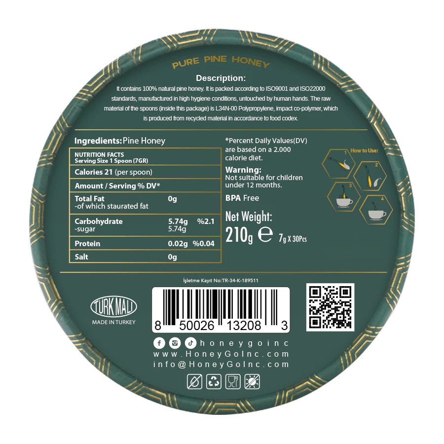 THE LUXURY HIVE PINE HONEY