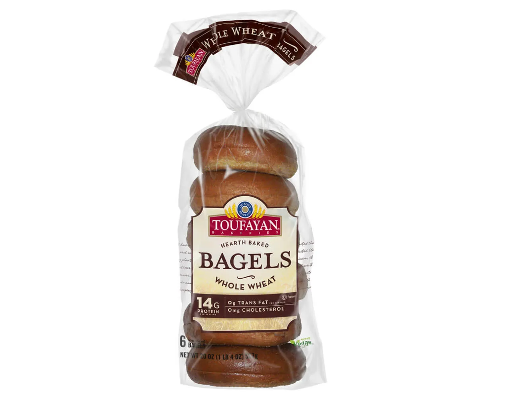 Toufayan Bagels Whole Wheat (12x20ozx6 bgls)