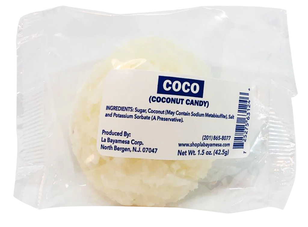 Indv. BAYAMESA Coco Blanco Wraped (24pcs/bucket)