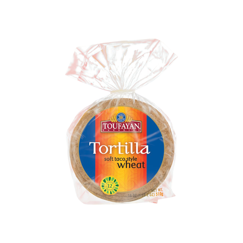 Toufayan Tortillas soft taco - Wheat 12x18oz