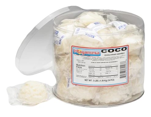 Indv. BAYAMESA Coco Blanco Wraped (24pcs/bucket)