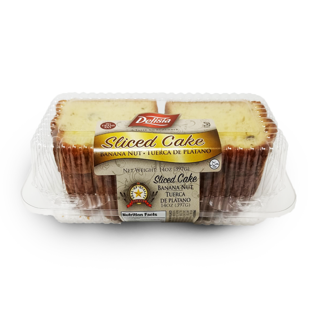 Delissa Sliced Cake Banana Nut  (12pc)