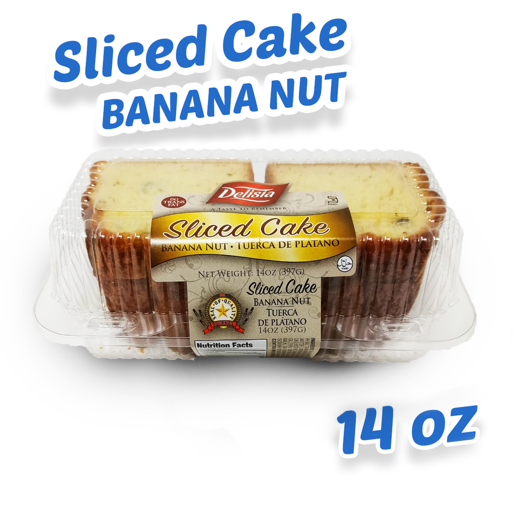 Delissa Sliced Cake Banana Nut  (12pc)