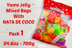 Yame Jelly Mixed Bags With Nata De Coco (12x35gx20pc)