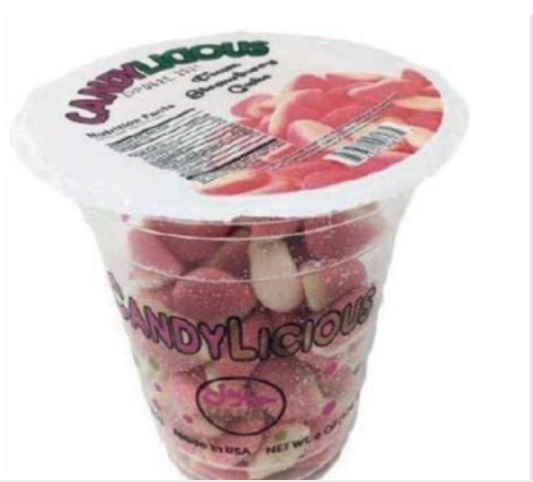 Cup Candy Licious Strawberry Flavor (12x2oz)